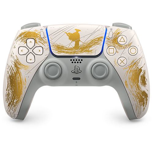 Comando sem fios Sony DualSense® - Ghost of Yōtei™ - Edição Limitada Gold