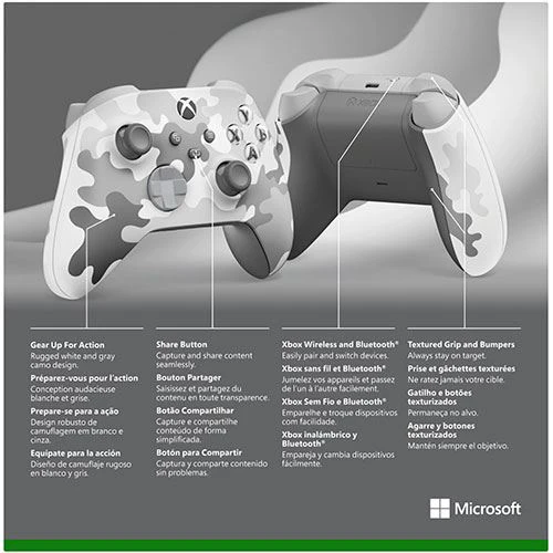 Comando Sem Fios Xbox Series - Arctic Camo SE - Image 9