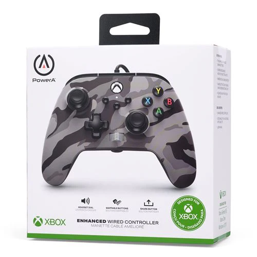 Comando Xbox PowerA com fios Enhanced - Arctic Camo - Image 7