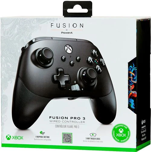 Comando Xbox PowerA com fios FUSION Pro 3 - Preto - Image 9