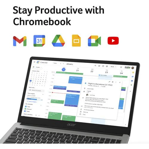 Computador Portátil Acer Chromebook 315 CB315-4H-C8M5 | 15" | Intel® Celeron® N4050 | 8GB | 128GB eMMC - Image 8