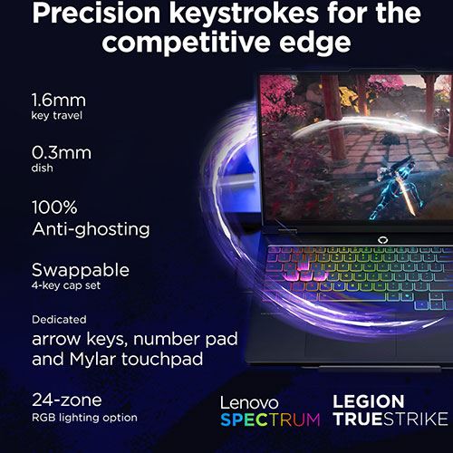 Computador Portátil Gaming Legion Pro 5 16IAX10H-827 | OLED 16'' | GeForce RTX™ 5070 Ti | Intel® Core™ Ultra 9 275HX | 32GB | 1TB SSD - Image 14