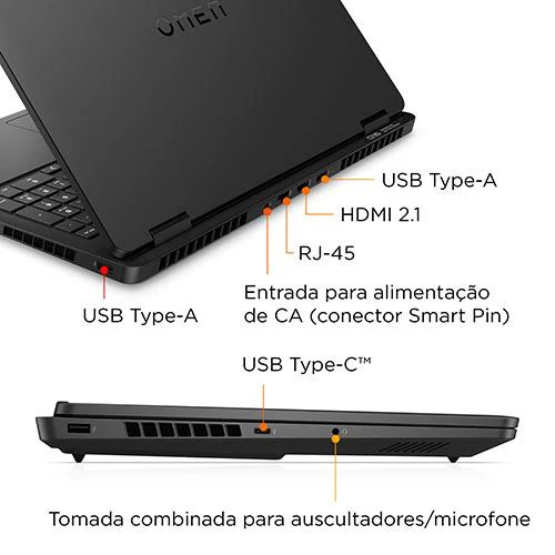 Computador Portátil Gaming OMEN by HP 16-ap0026np | 16'' | GeForce RTX™ 5070 | AMD Ryzen™ 9 8940HX | 32GB | 1TB SSD - Image 2
