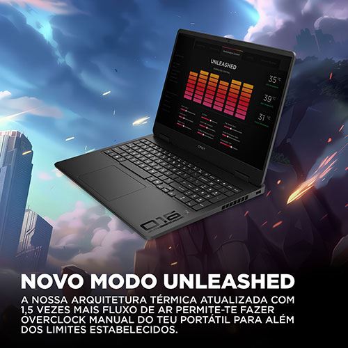 Computador Portátil Gaming OMEN by HP 16-ap0026np | 16'' | GeForce RTX™ 5070 | AMD Ryzen™ 9 8940HX | 32GB | 1TB SSD - Image 5