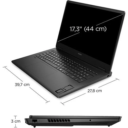 Computador Portátil Gaming OMEN by HP 17-db1007np | 17'' | NVIDIA® GeForce RTX™ 5060 | AMD Ryzen™ AI 9 365 | 32GB | 1TB SSD - Image 3