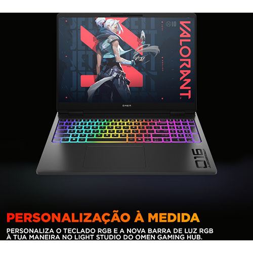 Computador Portátil Gaming OMEN MAX by HP 16-ak0000np | 16'' | GeForce RTX™ 5060 | AMD Ryzen™ AI 7 350 | 32GB | 1TB SSD - Image 7