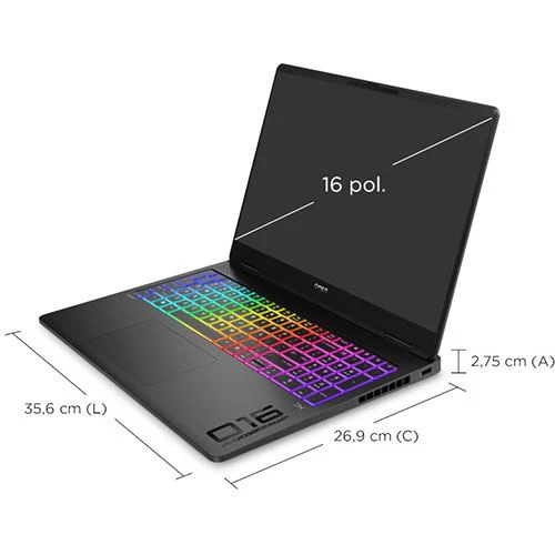 Computador Portátil Gaming OMEN MAX by HP 16-ak0010np | 16'' | GeForce RTX™ 5070 Ti | AMD Ryzen™ AI 7 H 350 | 32GB | 1TB SSD - Image 3