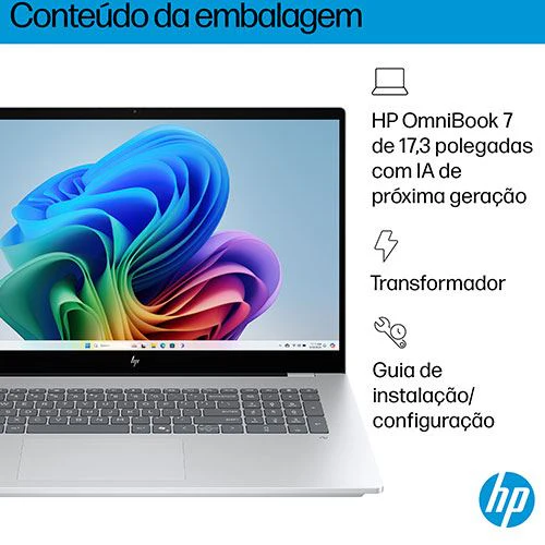 Computador Portátil HP OmniBook 7 NGAI 17-dc0000np | 17" | GeForce RTX™ 4050 | Intel® Core™ Ultra 7 258V | 32GB | 1TB SSD - Image 11