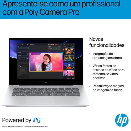 Computador Portátil HP OmniBook 7 NGAI 17-dc0000np | 17" | GeForce RTX™ 4050 | Intel® Core™ Ultra 7 258V | 32GB | 1TB SSD - Image 9