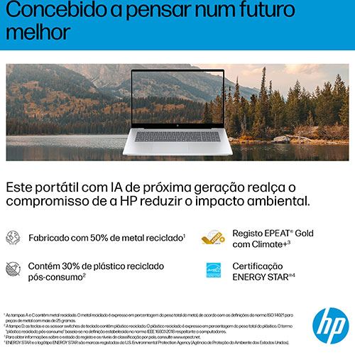 Computador Portátil HP OmniBook 7 NGAI 17-dc0001np | 17" | Intel® Arc™ 140V | Intel® Core™ Ultra 7 258V | 32GB | 1TB SSD - Image 3