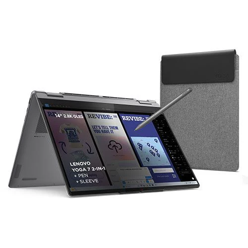 Computador Portátil Lenovo Yoga 7 2-in-1 14ILL10-197 Copilot+ PC | 14'' | Ultra 7 258V | 32GB | 1TB SSD + Pen + Sleeve