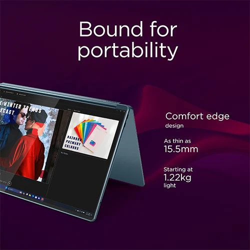 Computador Portátil Lenovo Yoga Book 9 14IAH10-058 | 14'' | Ultra 7 255H | 32GB | 1TB SSD + Rato + Pen + Teclado + Capa Folio + Auriculares + Sleeve - Image 16