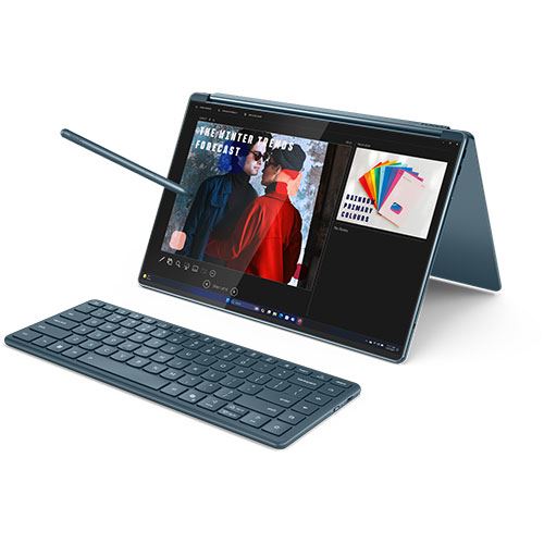 Computador Portátil Lenovo Yoga Book 9 14IAH10-058 | 14'' | Ultra 7 255H | 32GB | 1TB SSD + Rato + Pen + Teclado + Capa Folio + Auriculares + Sleeve - Image 2