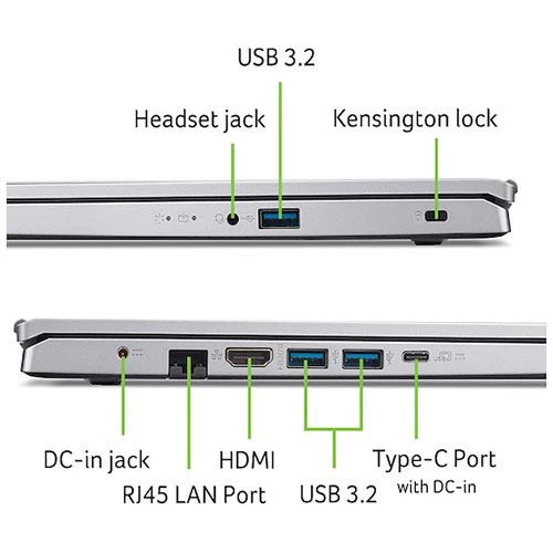 Computador Portátil Acer Aspire GO 15 AG15-42P-R72P | 15,6'' | AMD Ryzen™ 7 5825U | 32GB | 512GB SSD - Image 11