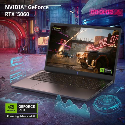 Computador Portátil Gaming Acer Nitro V 15 ANV15-52-923W | 15,6'' | GeForce RTX 5060 | Intel® Core™ i9-13900H | 32GB | 1TB SSD - Image 5