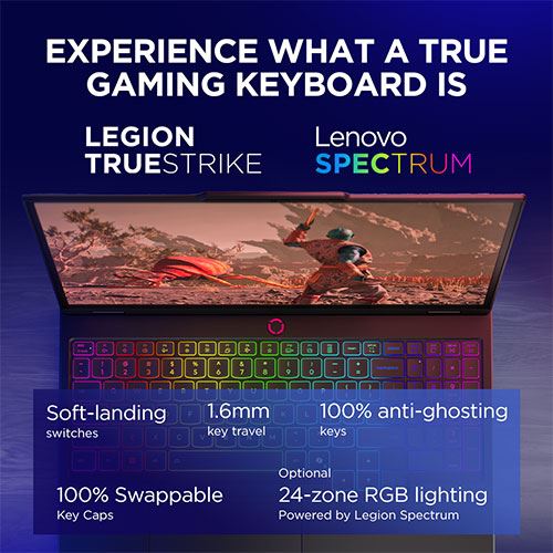 Computador Portátil Gaming Lenovo Legion 5 15IRX10-989 | OLED 15.1'' | GeForce RTX 5070 | Intel® Core™ i9-14900HX | 32GB | 1TB SSD - Image 11