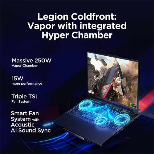 Computador Portátil Gaming Lenovo Legion Pro 7 16IAX10H-382 | OLED 16'' | GeForce RTX™ 5080 | Intel® Core™ Ultra 9 275HX | 64GB | 1TB SSD - Image 10