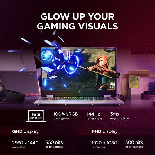 Computador Portátil Gaming Lenovo LOQ 15AHP10-901 | 15,6'' | GeForce RTX 5060 | AMD Ryzen™ 7 250 | 32GB | 1TB SSD - Image 12