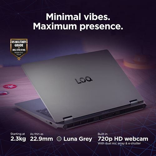 Computador Portátil Gaming Lenovo LOQ Essential 15IRX11-307 | 15,6'' | GeForce RTX 5050 | Intel® Core™ i7-13650HX | 16GB | 1TB SSD - Image 11