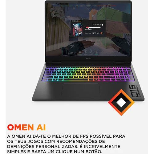 Computador Portátil Gaming OMEN MAX by HP 16-ah0004np | OLED 16'' | GeForce RTX™ 5090 | Intel® Core™ Ultra 9 275HX | 64GB | 2TB SSD - Image 9