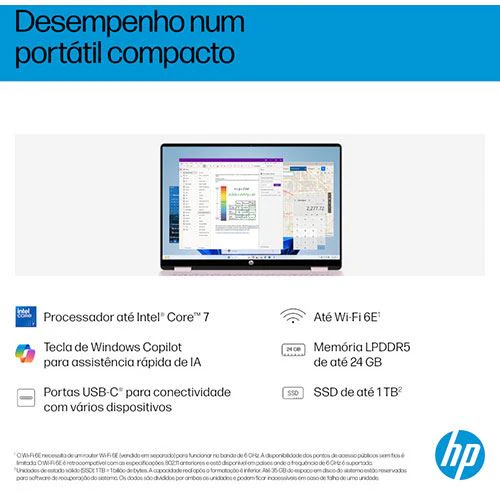 Computador Portátil HP OmniBook 5 Flip 14-fp0000np | 14'' | Intel® Core™ 7 150U | 16GB | 1TB SSD - Image 8