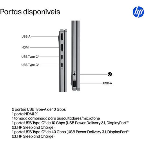 Computador Portátil HP OmniBook X Flip 2-em-1 Next Gen AI 14-fk0001np | 14" | AMD Ryzen™ AI 7 350 | 24GB | 1TB SSD - Image 3