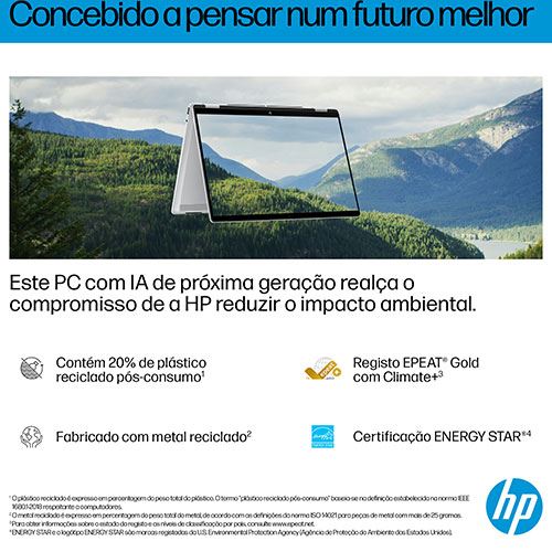 Computador Portátil HP OmniBook X Flip 2-in-1 Next Gen AI 14-fm0000np | 14" | Intel® Core™ Ultra 5 226V | 16GB | 512GB SSD - Image 15