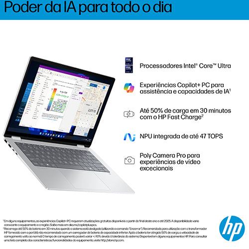 Computador Portátil HP OmniBook X Flip 2-in-1 Next Gen AI 14-fm0000np | 14" | Intel® Core™ Ultra 5 226V | 16GB | 512GB SSD - Image 8