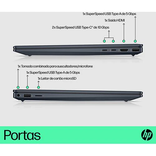 Computador Portátil HP Pavilion Plus 14-eh1002np | 14" | i7-13700H | 16 GB | 512 GB SSD - Image 10