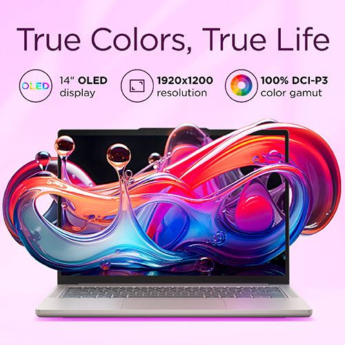 Computador Portátil Lenovo Chromebook Plus 14M9610-442 | Tátil OLED 14'' | MediaTek Kompanio Ultra 910 | 16GB | 256GB UFS - Image 10