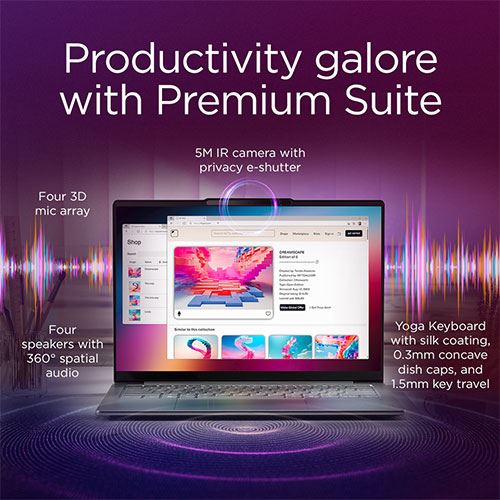 Computador Portátil Lenovo Yoga Slim 7 14ILL10-511 | OLED 14" | Ultra 7-258V | 32GB | 1TB SSD - Image 13
