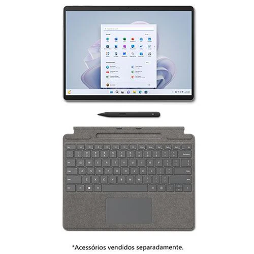 Computador Portátil Microsoft Surface Pro 9 | 13'' | EVO i5-1235U | 8GB | 256GB SSD - Platinum - Image 5