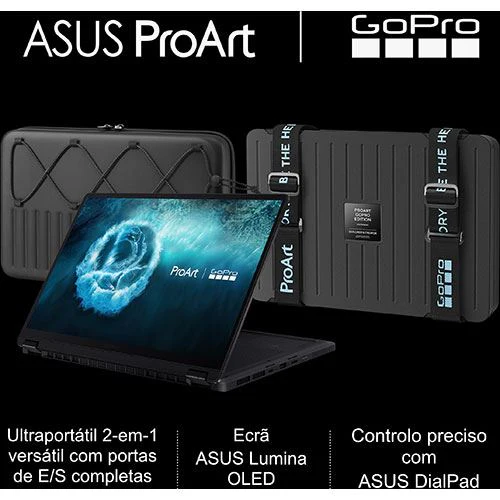 Computador Portátil Profissional ProArt PX13 - GoPro Edition | Copilot+ | OLED 13.3'' | AMD Ryzen™ AI MAX+ 395 | 128GB | 2TB SSD + Pen + Sleeve GoPro - Image 17