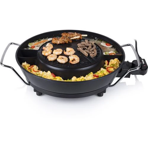 Conjunto 2 em 1 Panela e Grelhador Tristar PZ-9131 | 3L | 1800 W | Preto - Image 2