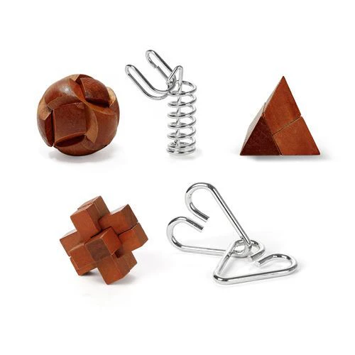 Conjunto 5 Quebra-Cabeças Grandes Mentes - Image 3