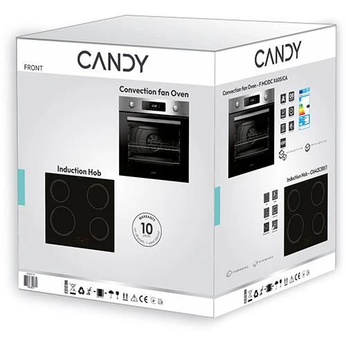 Conjunto Candy PCI25XCI642CBB - Placa Indução + Forno - Image 4