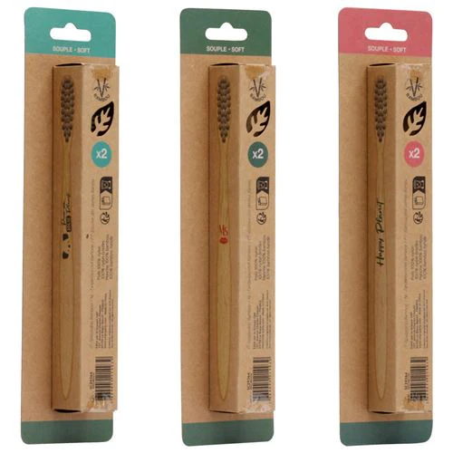 Conjunto de 2 Escovas de Dentes Bambu CMP Paris SC29364 - Várias Cores - Image 5