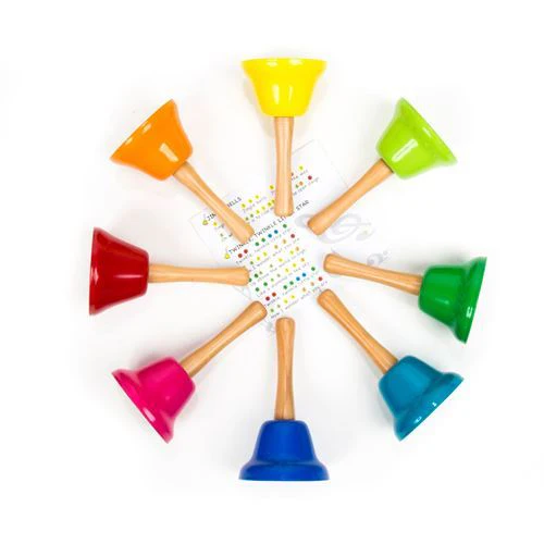 Conjunto de 8 Sinos Musicais Atividade Montessori - Image 3