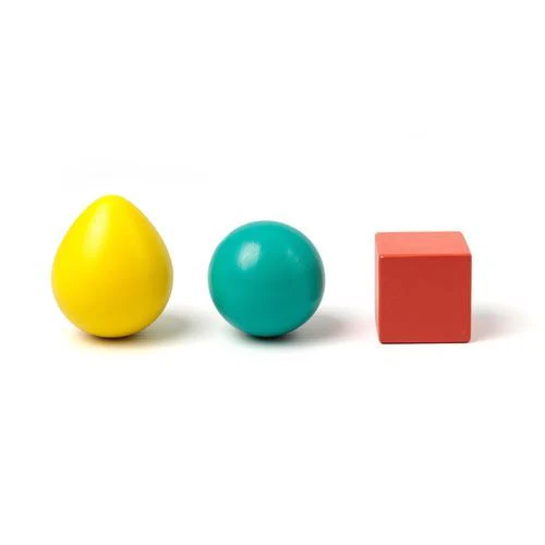 Conjunto de Três Peças de Encaixe em Madeira Montessori - Image 3