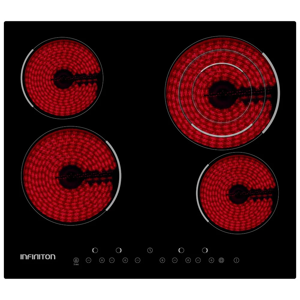 Conjunto Placa Vitrocerâmica + Forno Infiniton HV-V406 - Image 3
