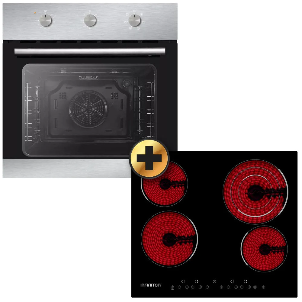 Conjunto Placa Vitrocerâmica + Forno Infiniton HV-V406 - Image 4