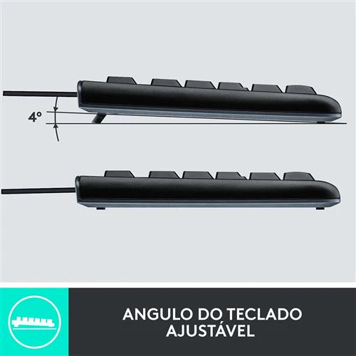 Teclado Logitech + Rato Óptico MK120 - Layout PT - Image 7