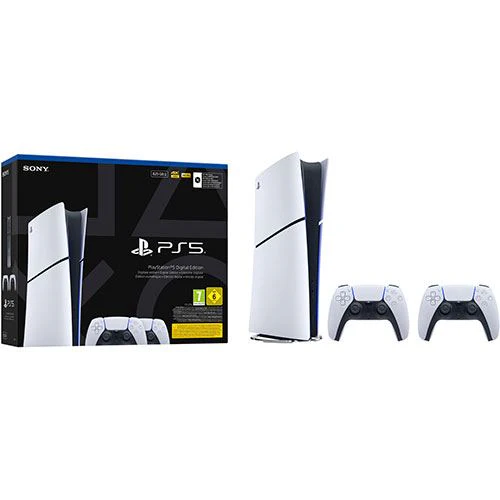 Consola PlayStation®5 - Slim Digital - 825GB - 2025 - 2 Comandos DualSense®