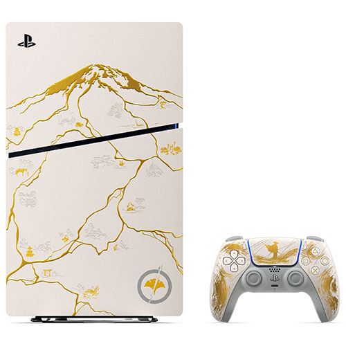 Consola Playstation PS5 Slim Standard - Ghost of Yōtei™ - Edição Limitada Gold + Ghost of Yōtei™ - PS5 - Image 2