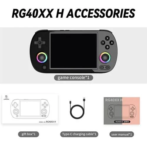Consola Retro Anbernic RG40XXH - Preto - Image 3