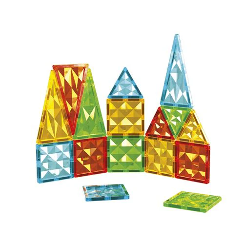 Construção Magnética Geomag Magnetic Tiles - 16 Peças Magnetizadas - Geoamg - Image 2