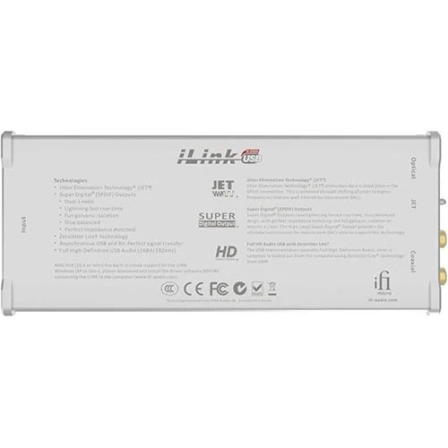 Conversor DAC iFi iLink USB para SPDIF - Cinzento - Image 4