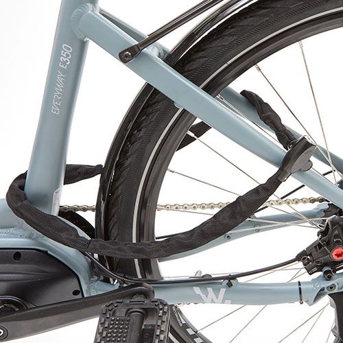 Corrente de Bicicleta Wayscral Anti-Roubo 4x900 mm - Preto - Image 6