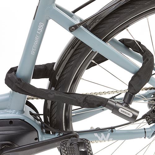 Corrente de Bicicleta Wayscral Anti-Roubo 6x900 mm - Preto - Image 6