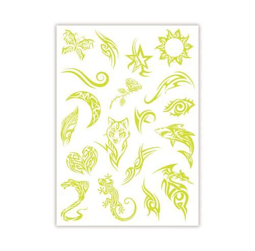 Crazy Chic: Glow In The Dark Tattoo - Clementoni - Image 2